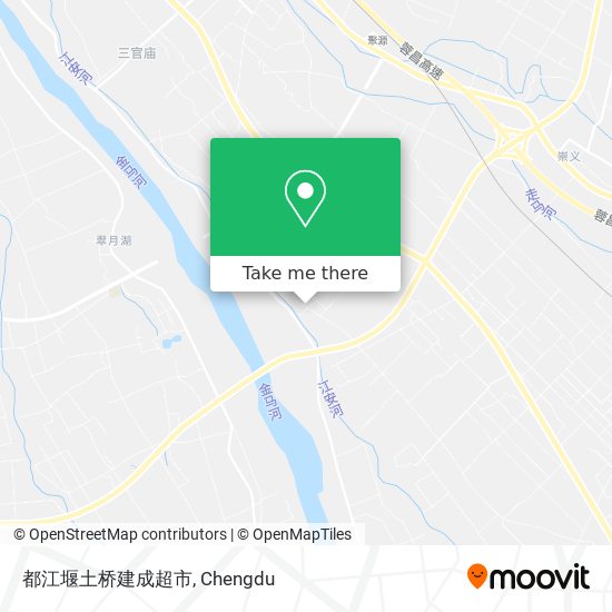 都江堰土桥建成超市 map