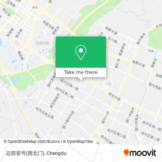 总部壹号(西北门) map