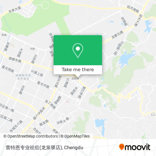 蕾特恩专业祛痘(龙泉驿店) map