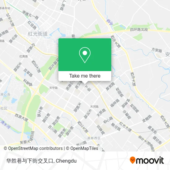 华胜巷与下街交叉口 map