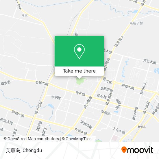 芙蓉岛 map