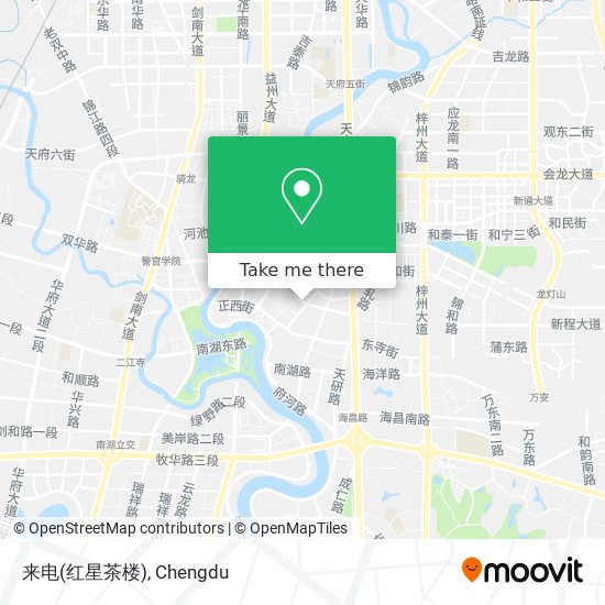 来电(红星茶楼) map