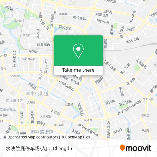 水映兰庭停车场-入口 map
