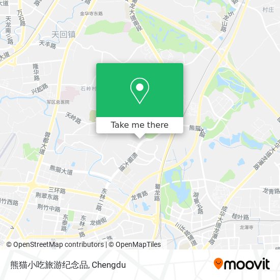 熊猫小吃旅游纪念品 map
