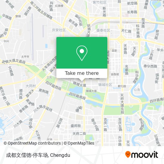 成都文儒德-停车场 map