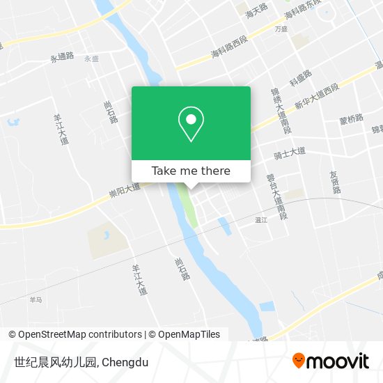 世纪晨风幼儿园 map