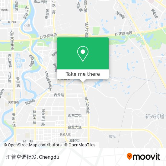 汇普空调批发 map
