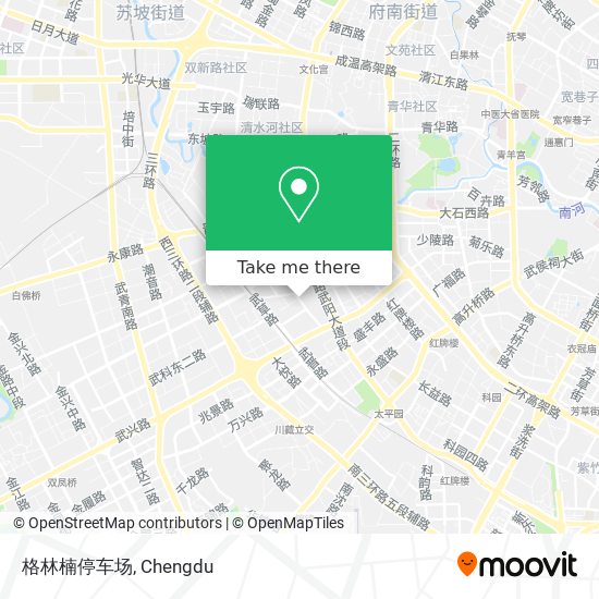 格林楠停车场 map