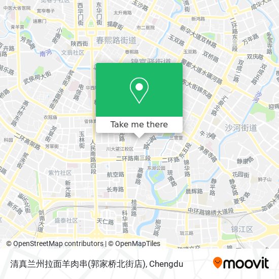 清真兰州拉面羊肉串(郭家桥北街店) map