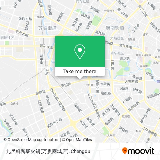 九尺鲜鸭肠火锅(万贯商城店) map