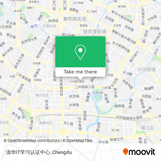 清华IT学习认证中心 map