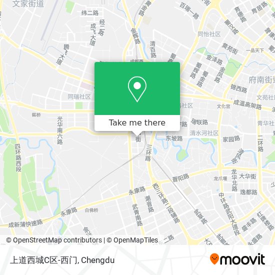 上道西城C区-西门 map