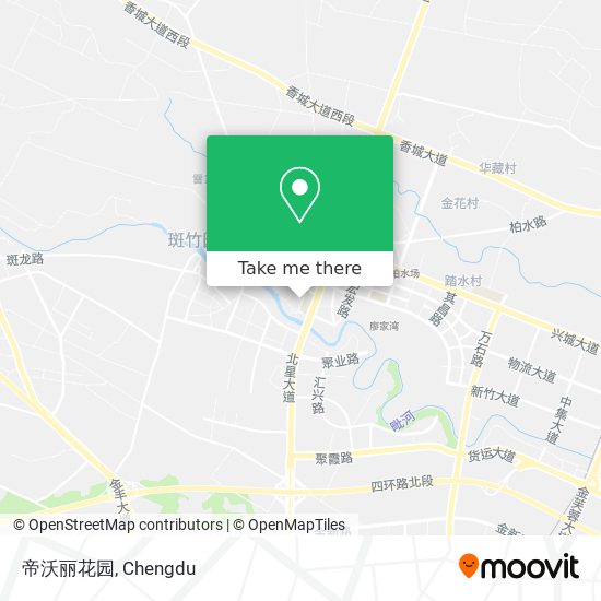 帝沃丽花园 map