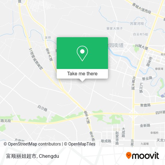 富顺丽姐超市 map