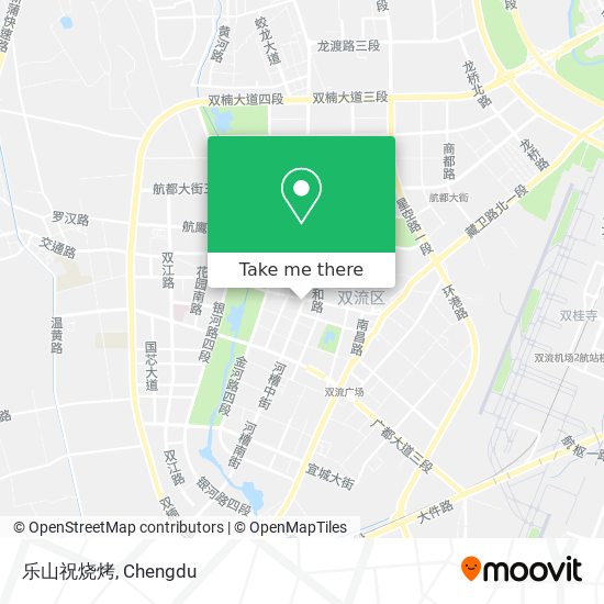 乐山祝烧烤 map