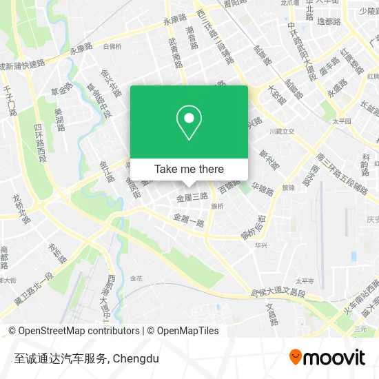 至诚通达汽车服务 map