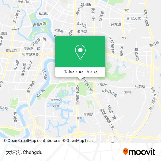 大塘沟 map
