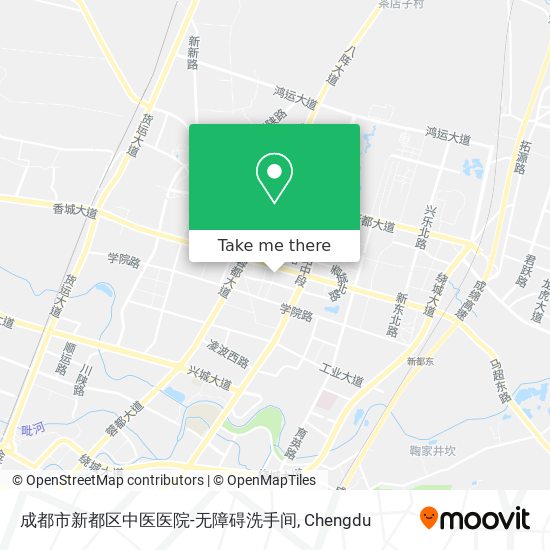 成都市新都区中医医院-无障碍洗手间 map