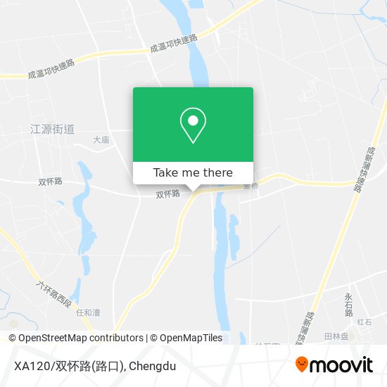 XA120/双怀路(路口) map