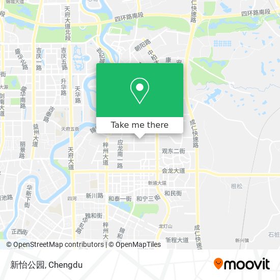 新怡公园 map
