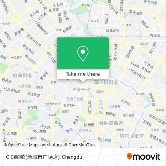 CiCi嘻嘻(新城市广场店) map