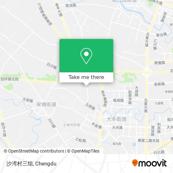 沙湾村三组 map
