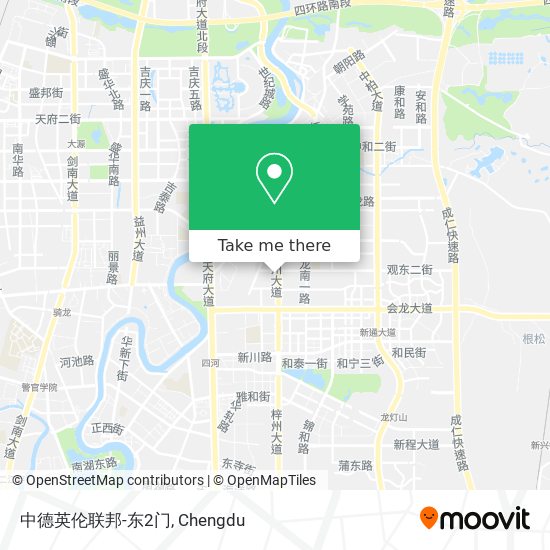 中德英伦联邦-东2门 map
