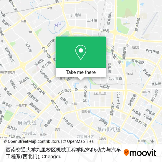 西南交通大学九里校区机械工程学院热能动力与汽车工程系(西北门) map
