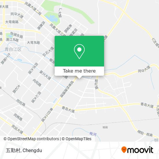 五勤村 map