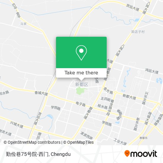 勤俭巷75号院-西门 map
