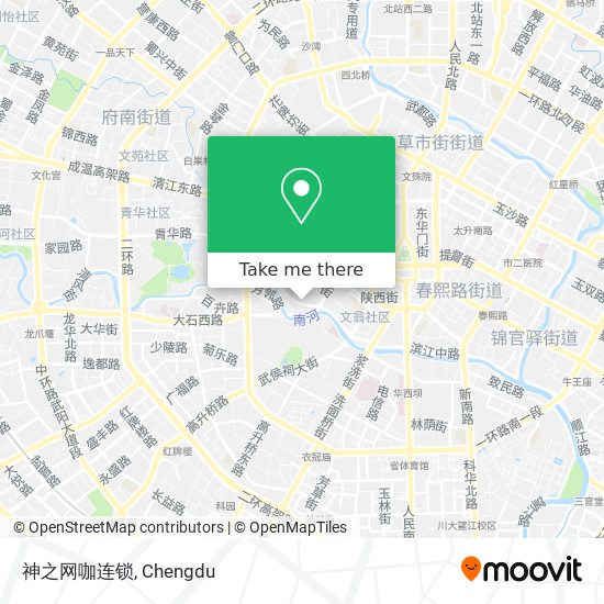 神之网咖连锁 map