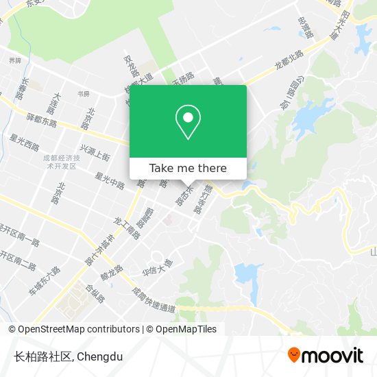 长柏路社区 map