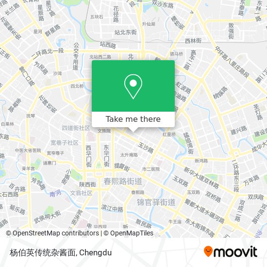 杨伯英传统杂酱面 map