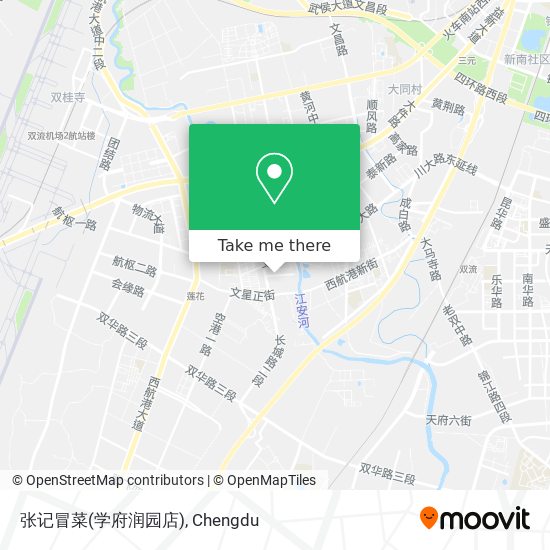 张记冒菜(学府润园店) map