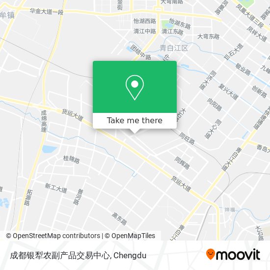 成都银犁农副产品交易中心 map