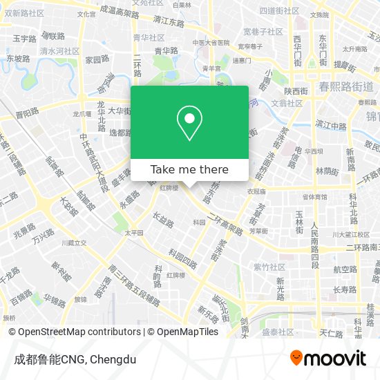 成都鲁能CNG map