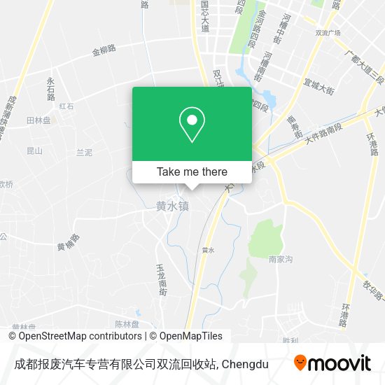 成都报废汽车专营有限公司双流回收站 map