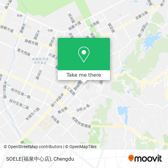 SOELE(福泉中心店) map