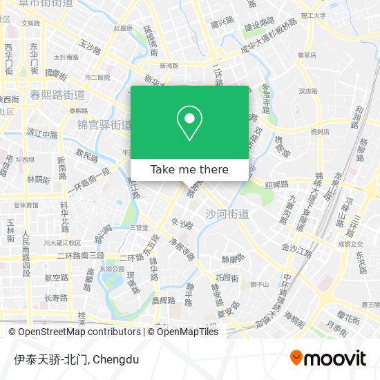 伊泰天骄-北门 map