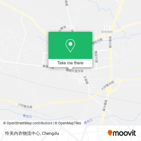 怜美内衣物流中心 map