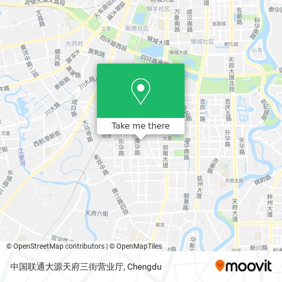 中国联通大源天府三街营业厅 map