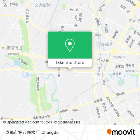 成都市第八净水厂 map