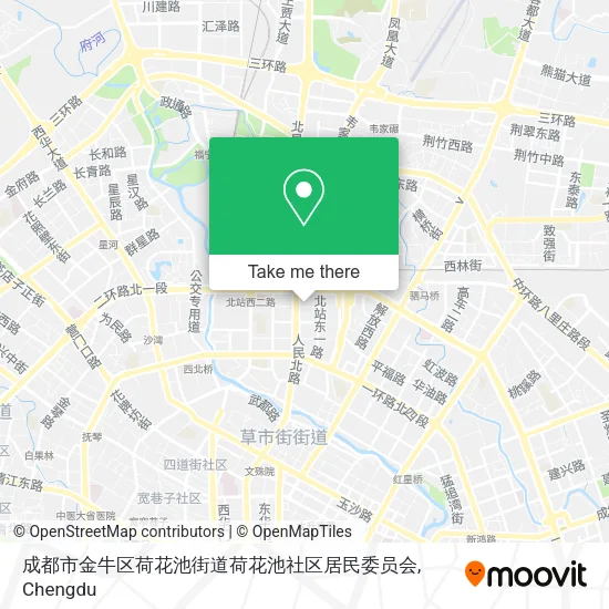 成都市金牛区荷花池街道荷花池社区居民委员会 map