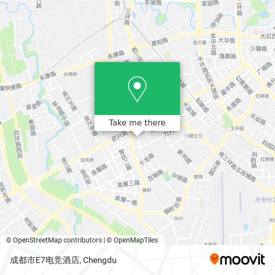 成都市E7电竞酒店 map