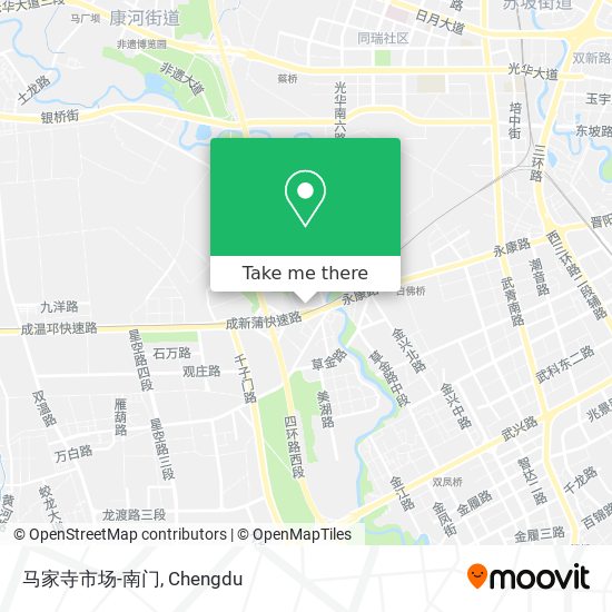 马家寺市场-南门 map