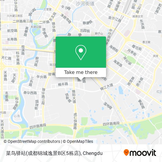 菜鸟驿站(成都锦城逸景B区5栋店) map