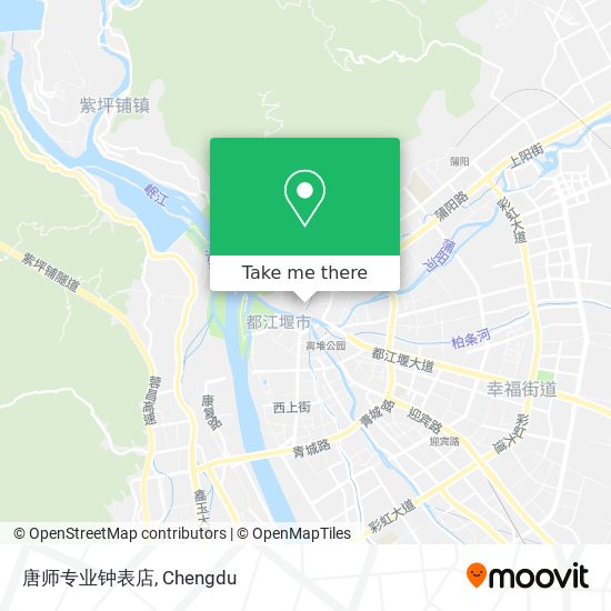 唐师专业钟表店 map