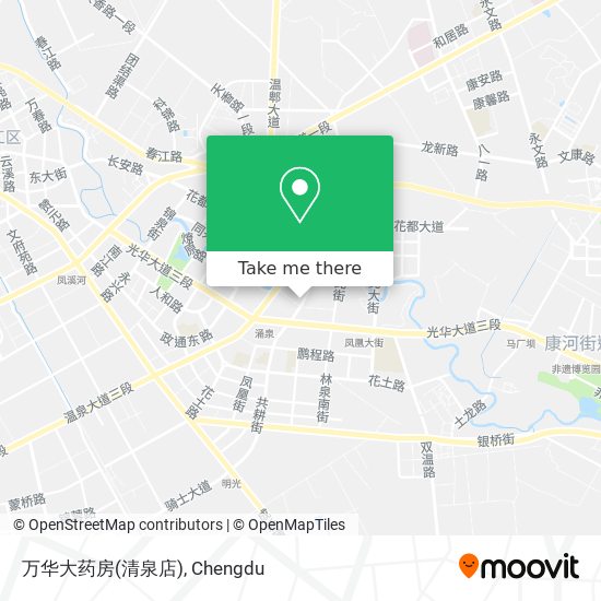 万华大药房(清泉店) map
