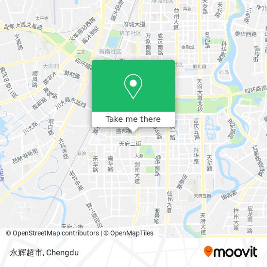 永辉超市 map
