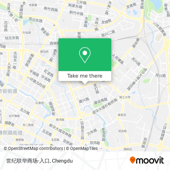 世纪联华商场-入口 map